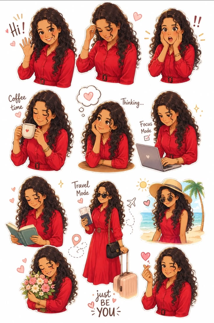 Chibi Red Shirt Vibes