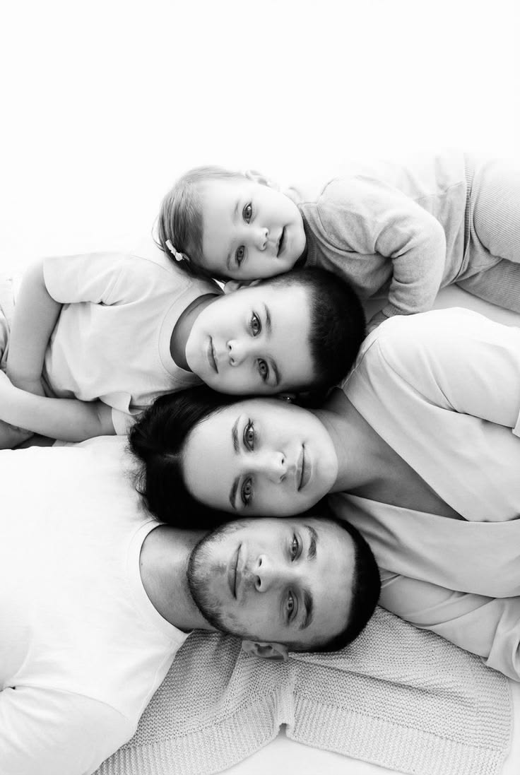 High-Key Stacked Family