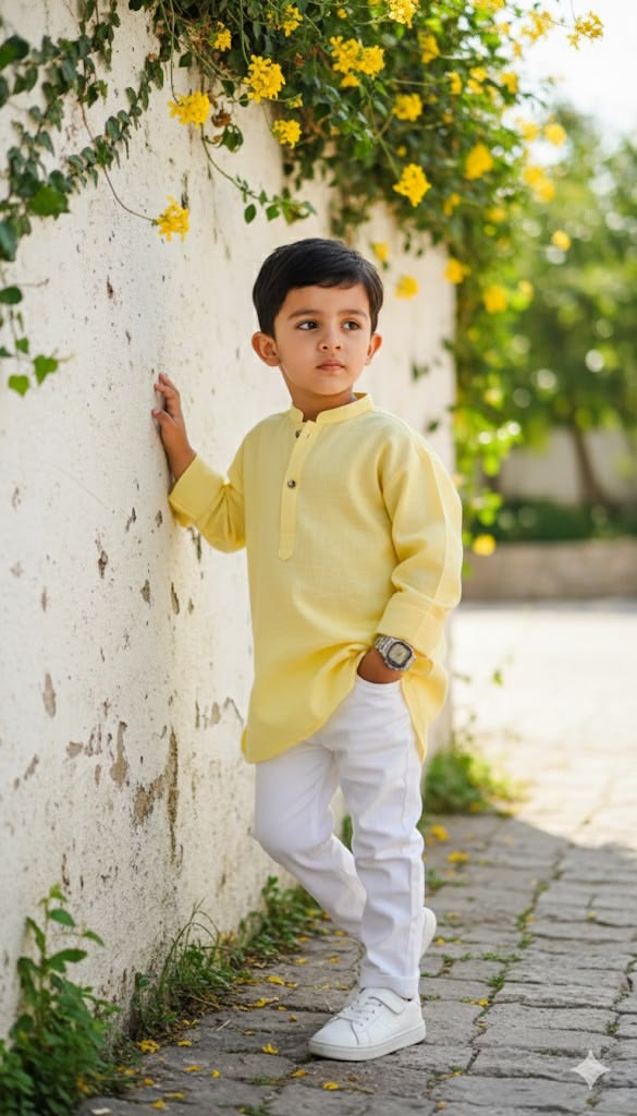 Yellow Kurta Garden