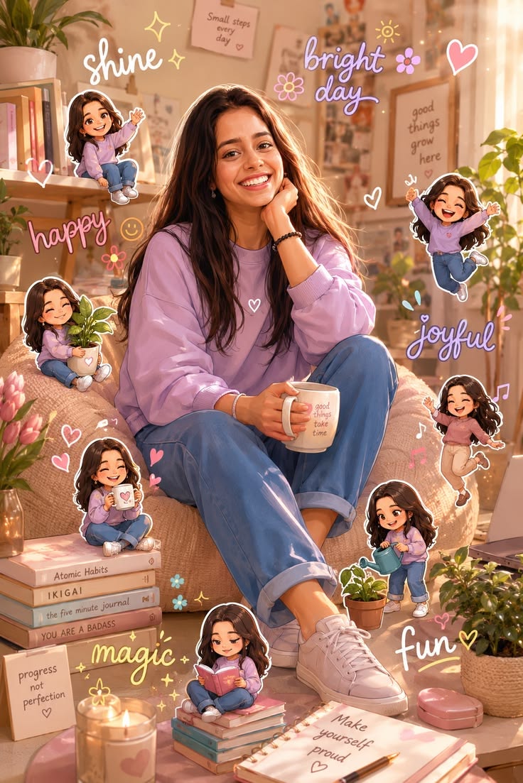 Chibi Cozy Room Poster